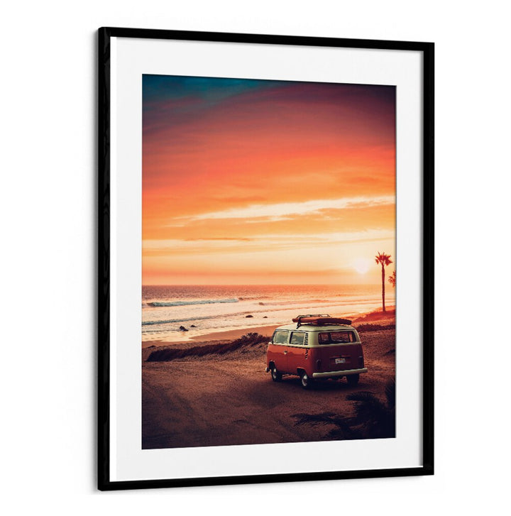 VAN SUNSET , CAR POSTERS