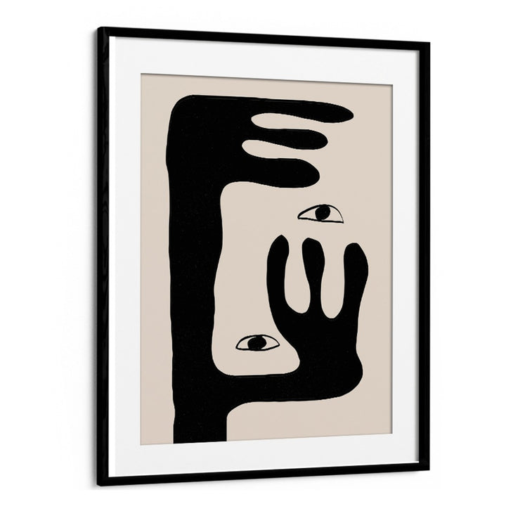 ABSTRACT FACE NO2 , LINE ART PAINTINGS