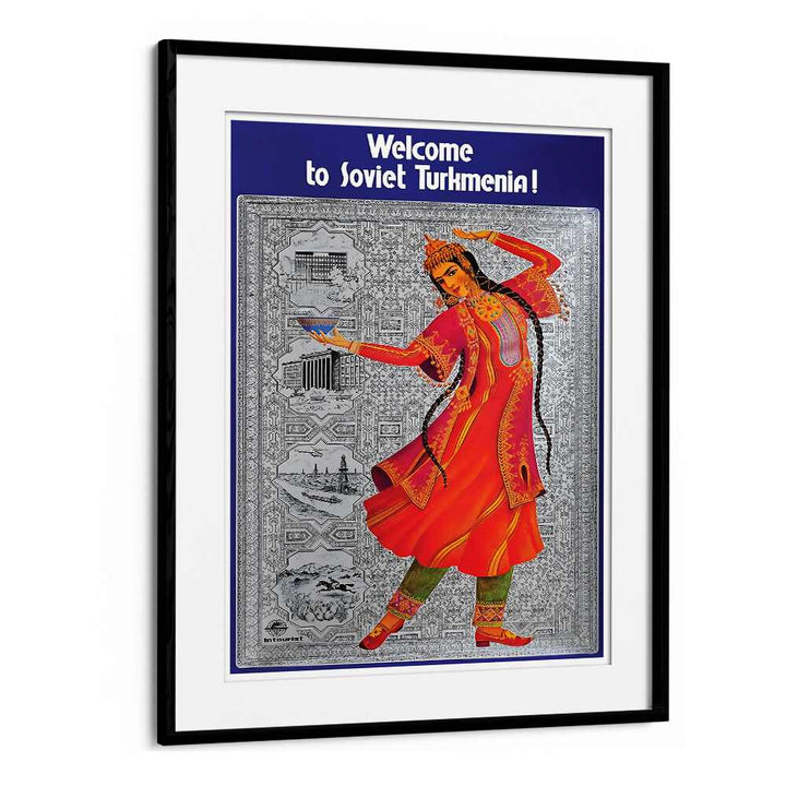 TURKMENIA , VINTAGE TRAVEL POSTERS
