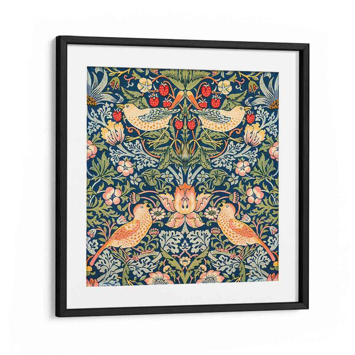 STRAWBERRY THIEF PATTERN (1883) , WILLIAM MORRIS PAINTINGS , ARTWORKS BY WILLIAM MORRIS