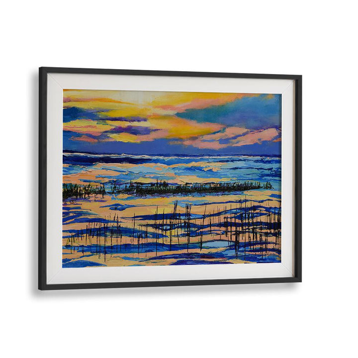PAINES CREEK AT SUNSET , LANDSCAPE PAINTINGS