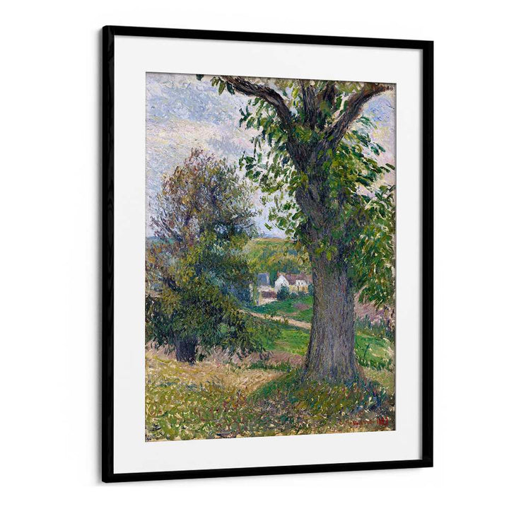 CHESTNUT TREES IN OSNY (1883)  , VINTAGE PAINTINGS