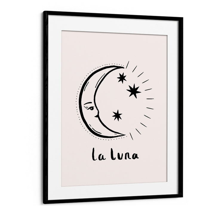 LA LUNA BY DUCHESS PLUM , LINE ART PRINTINGS , LINE ART PRINTS