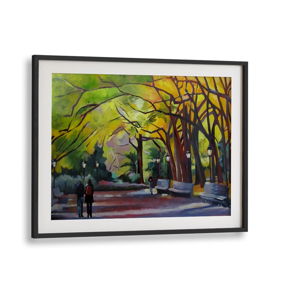 AUTUMN IN CENTRAL PARK , LANDSCAPE PAINTINGS
