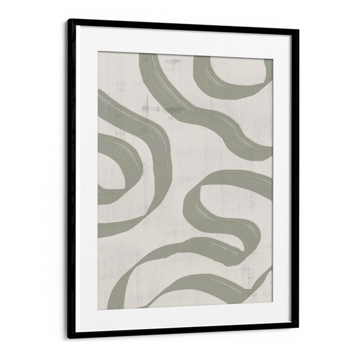 GREEN SAGE WAVES NO. 1 , ABSTRACT PAINTINGS