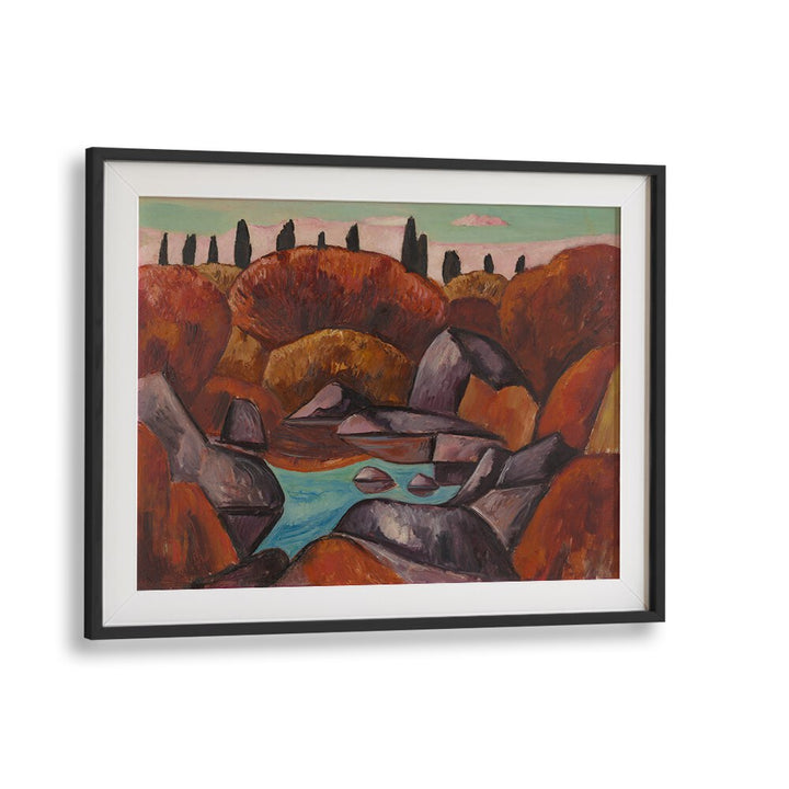 FLAMING POOL—DOGTOWN (1931) , VINTAGE PAINTINGS