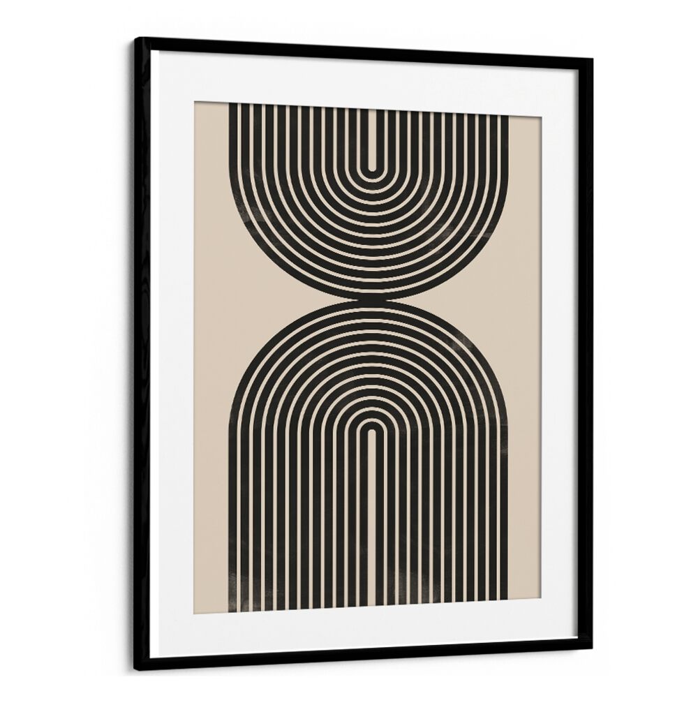 Stylish BLACK ARCH LINE ART, GEOMETRIC ART PRINTS perfect for modern decor, adding elegance and simplicity to any space.