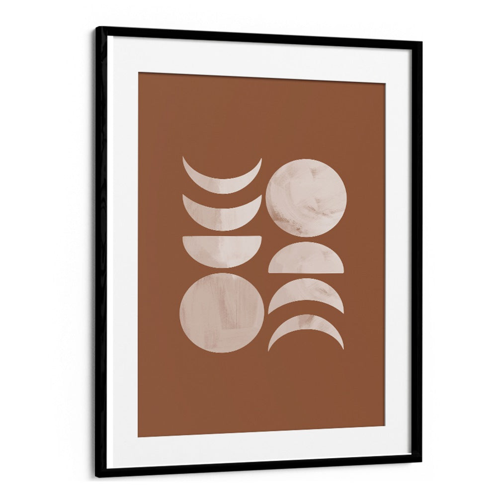 MOON PHASE III , BOHO ART PAINTINGS
