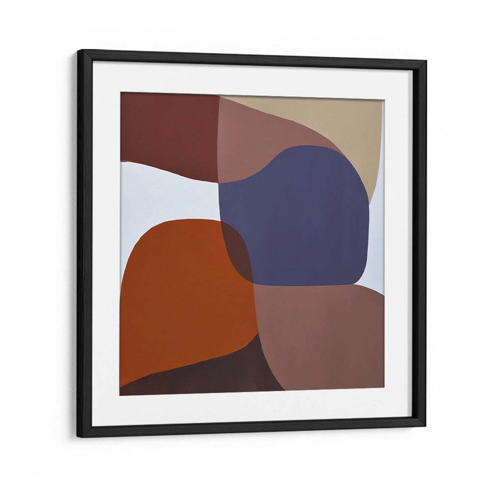 VISION , ABSTRACT PAINTINGS featuring bold shapes and earthy tones, adding modern elegance to your home decor.
