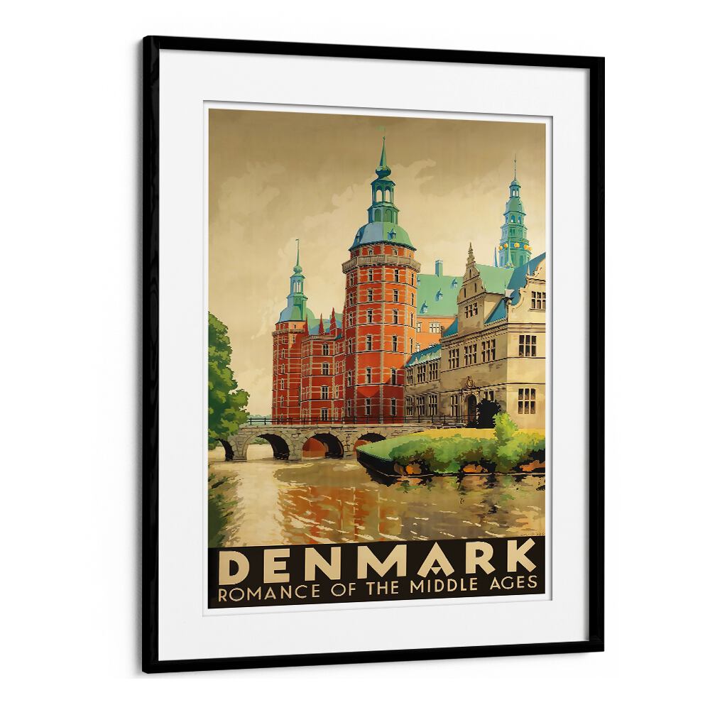 Stylish DENMARK I Vintage Travel Posters showcasing iconic architecture and landscapes, perfect for home decor.