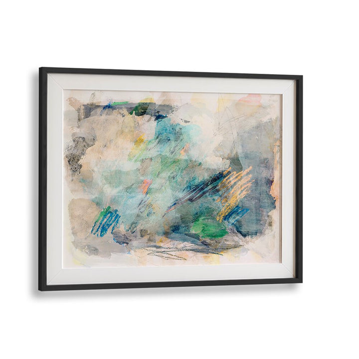 Soft pastel hues blend beautifully in this abstract painting, perfect for elevating any space. Ideal for art lovers.