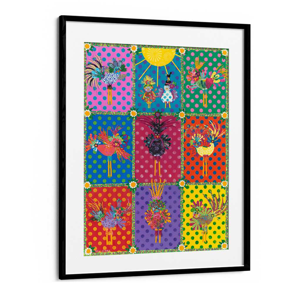 Vibrant BIRDS, KIDS ROOM PAINTINGS create a playful touch for your child's room decor at BLACKMOUNT.