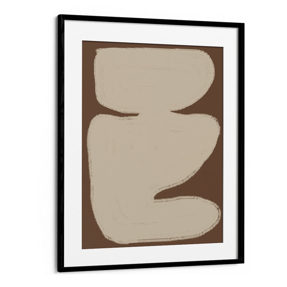 BEIGE CONTEMPORARY SHAPES BY THE MIUUS STUDIO , ABSTRACT PAINTINGS, ABSTRACT ART PRINTS