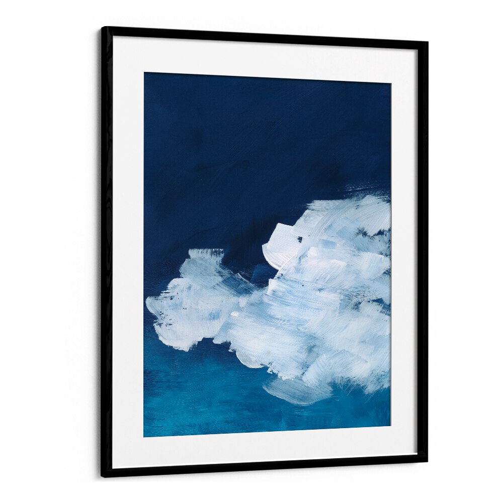 MYSTIC INDIGO CLOUDS I , ABSTRACT ART , ABSTRACT PAINTINGS