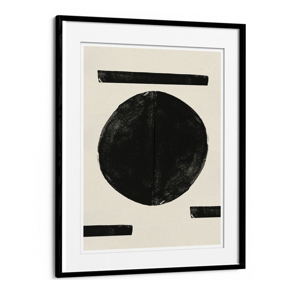 Stylish ZEN NR4 Geometric Art Prints featuring modern black and white design, perfect for elevating any space.