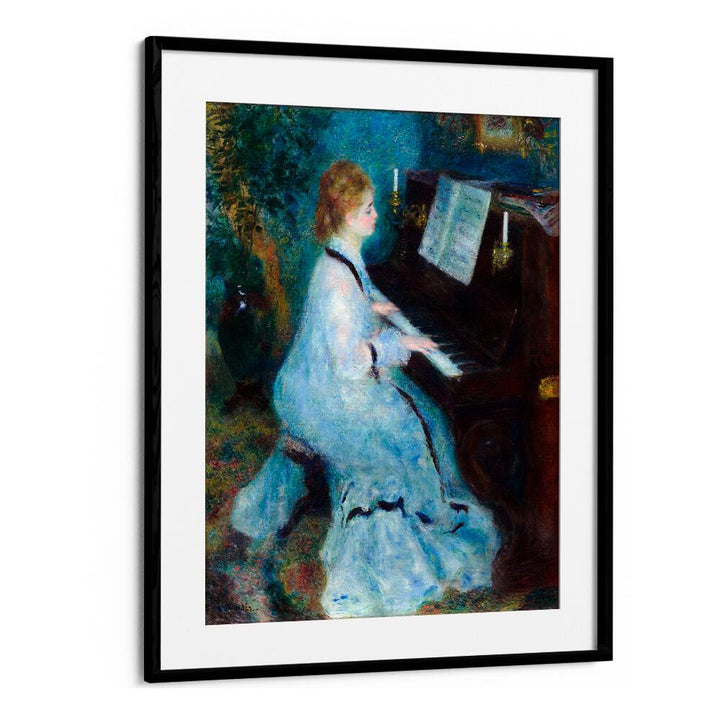 WOMAN AT THE PIANO (1875–1876) , VINTAGE PAINTINGS