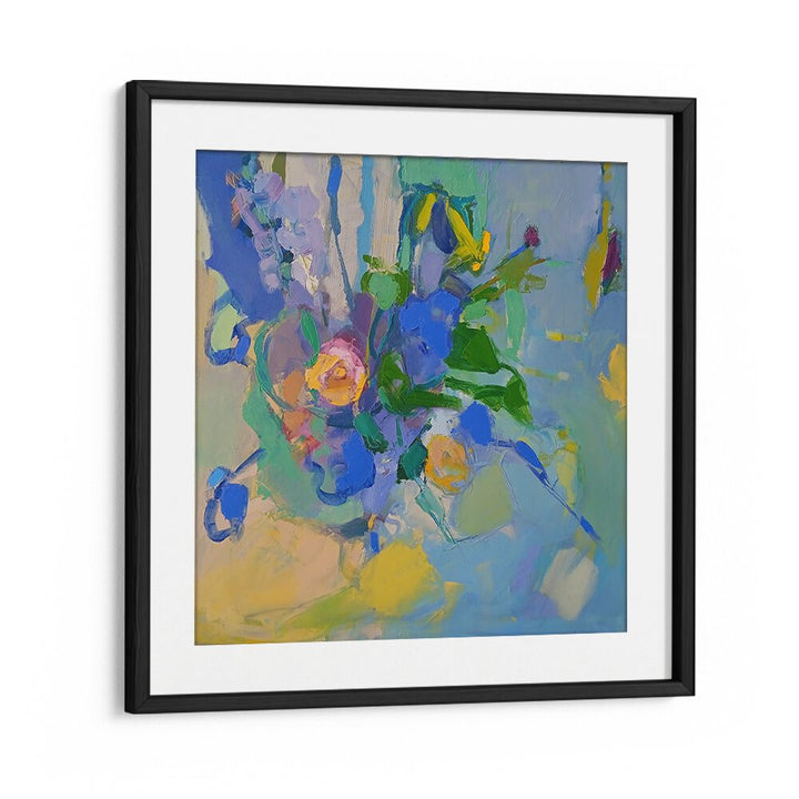 Vibrant SPRING BOUQUET, ABSTRACT PAINTINGS capturing colorful blooms to brighten any space at BlackMount.