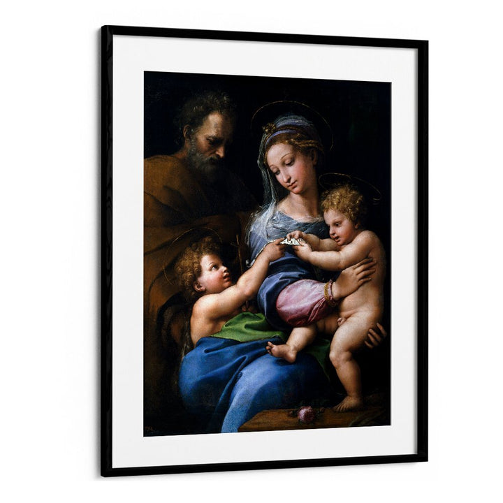 MADONNA OF THE ROSE (1517) BY RAPHAEL RAFFAELLO , VINTAGE PAINTINGS