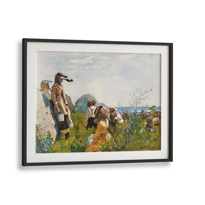 BERRY PICKERS (1873) , VINTAGE PAINTINGS