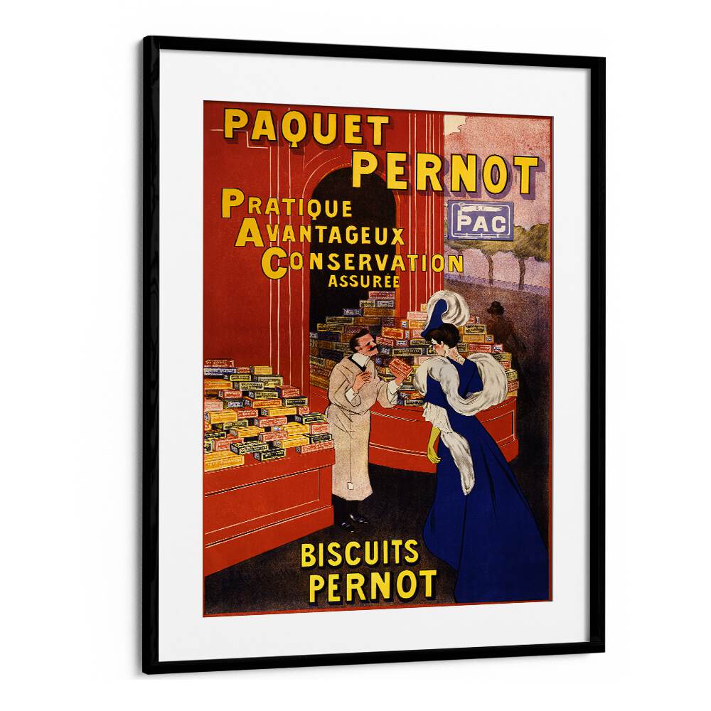 PAQUET PERNOT BISCUITS PERNOT (1905) , VINTAGE PAINTINGS