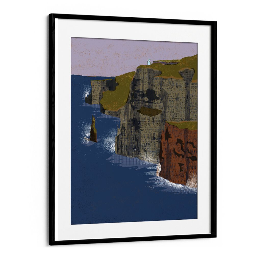 CLIFFS OF MOHER, BEACH PAINTINGS showcase stunning cliffs and ocean views, perfect for any art lover's collection.