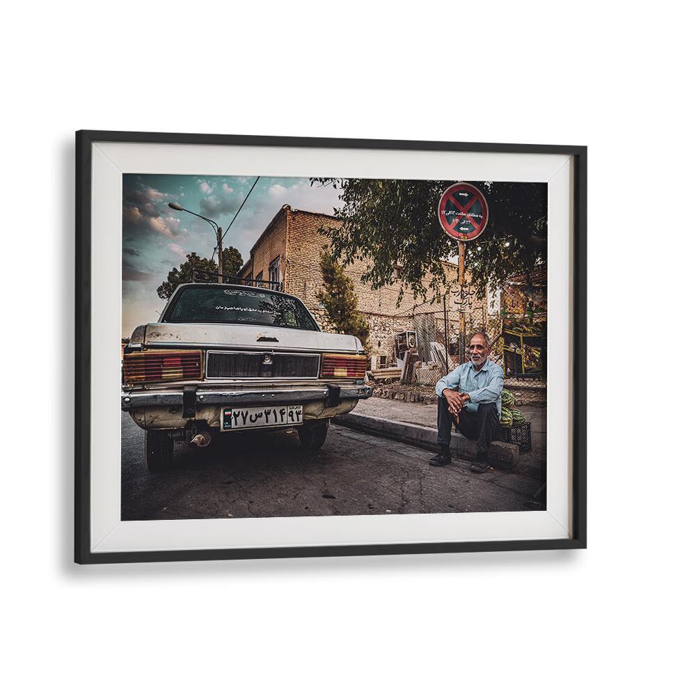 A serene moment captured in the STREETS OF SHIRAZ, PHOTOGRAPHY PRINTS collection, showcasing local life and charm.