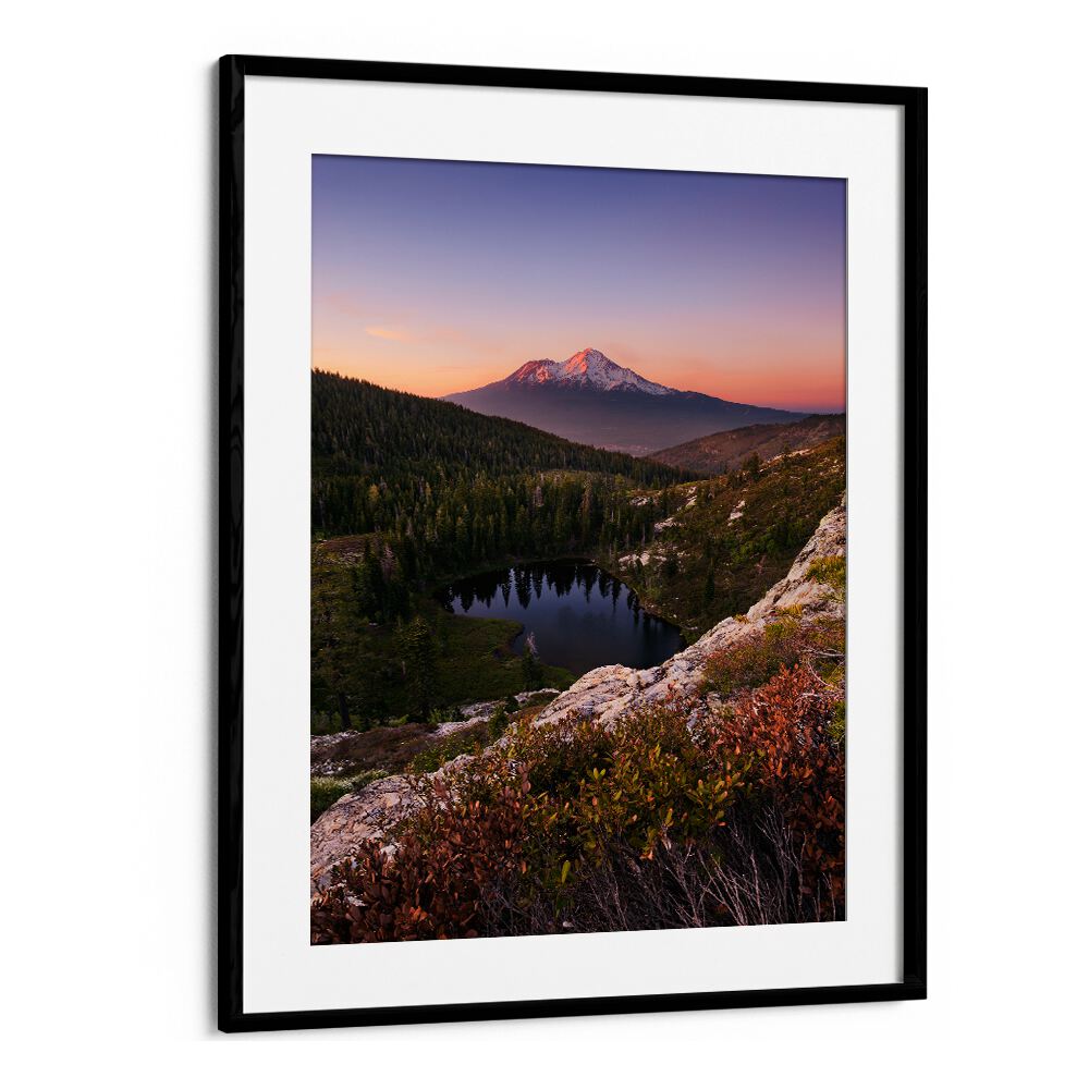 HEART LAKE VERTICAL BY STEFAN HEFELE , LANDSCAPE PHOTO PRINTS