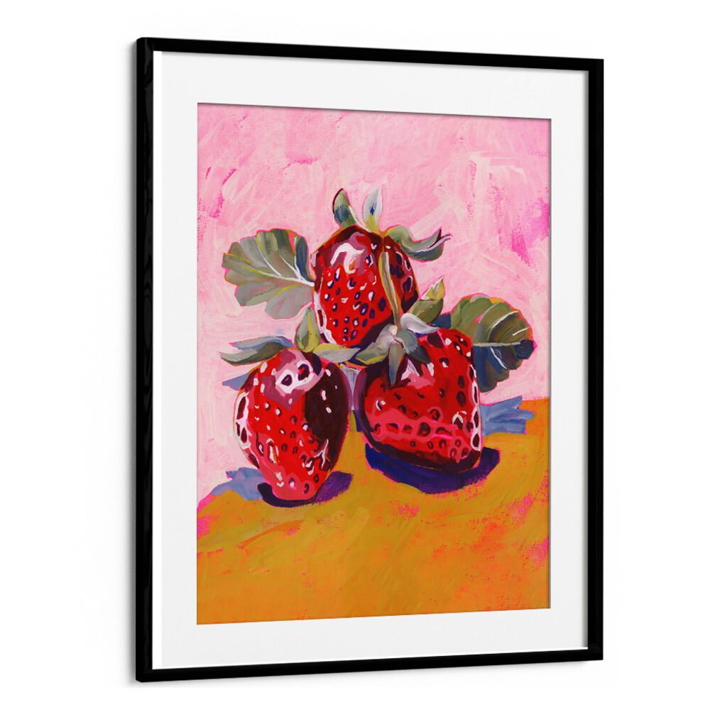 Luscious FRESH PAINTAINLY STRAWBERRIES ready to delight your taste buds with their sweet, vibrant flavor.