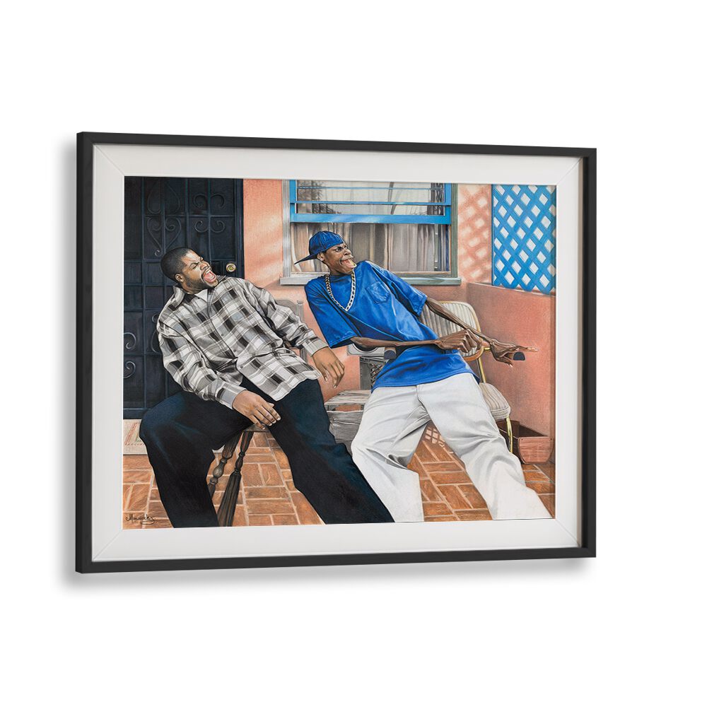 FRIDAY, AFRICAN ART PAINTINGS showcases vibrant characters, bringing life and culture to your home decor.