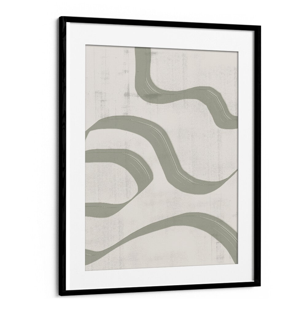 GREEN WAVES NO.2 , ABSTRACT PAINTINGS