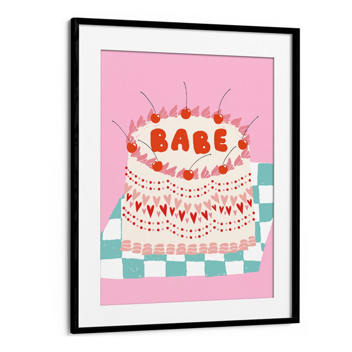 CAKE FOR MY BABE BY DUCHESS PLUM ,CAFE ART PRINTS , CAFE POSTERS