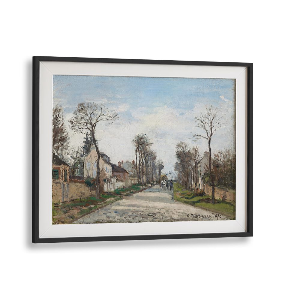 VERSAILLES ROAD, LOUVECIENNES (1870) , VINTAGE PAINTINGS