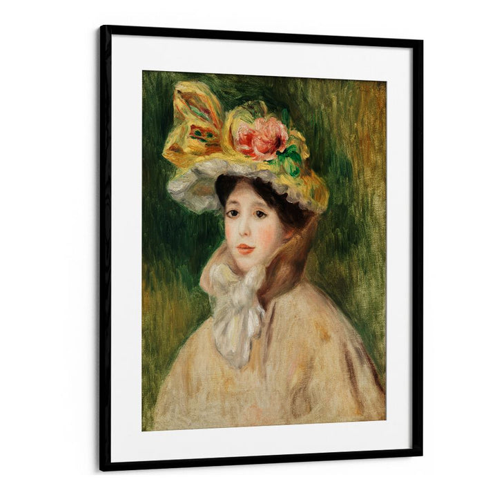 WOMAN WITH CAPELINE : FEMME Ã LA CAPELINE (EARLY 1890S) , VINTAGE PAINTINGS