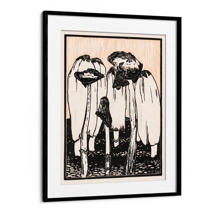 INK MUSHROOMS (1915)  , VINTAGE PAINTINGS