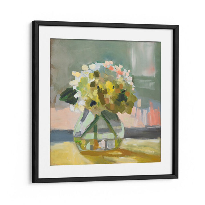 Bright floral art in a vase, part of CARRIAGE HOUSE V, KITCHEN POSTERS collection, enhancing your culinary space.