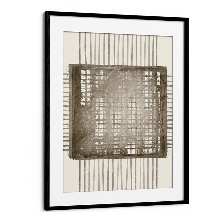 Stylish COCOA ROPES III, GEOMETRIC ART PRINTS with abstract shapes, perfect for elevating modern home decor.