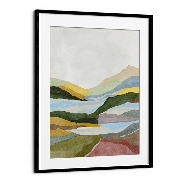 TRANQUIL HILL VIEW , LANDSCAPE PAINTINGS