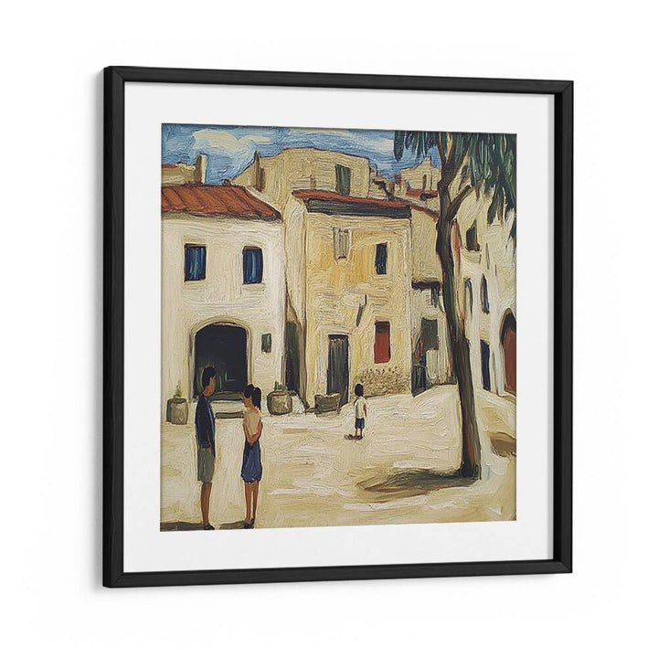 Stunning decor piece showcasing the VILLAGE IN MALLORCA, capturing the Mediterranean lifestyle's charm.