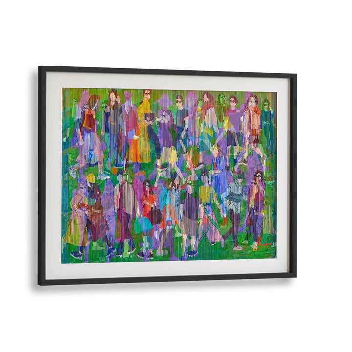 Vibrant CITIZEN II, FASHION POSTERS showcasing a colorful crowd, perfect for modern decor from Blackmount.