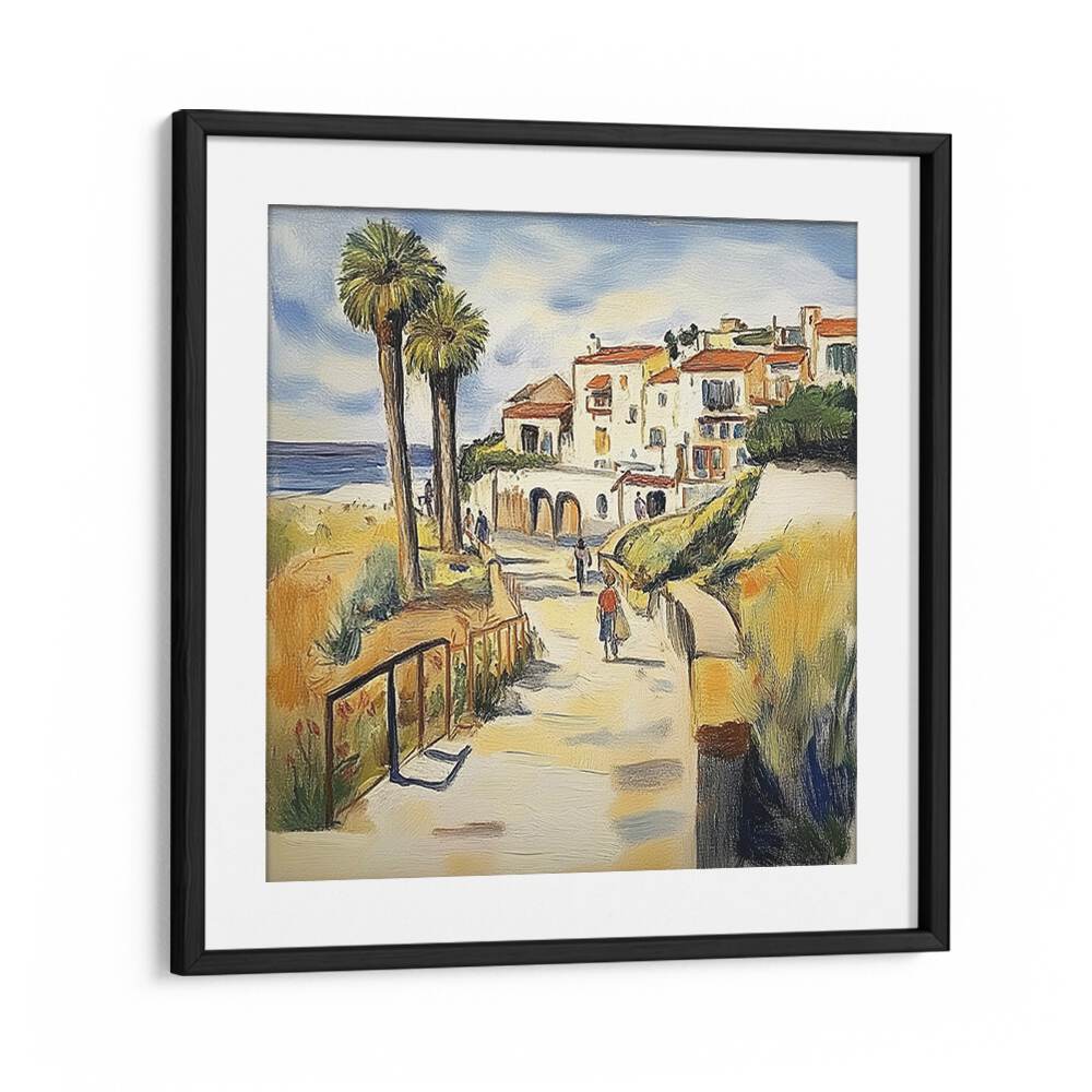 Three Trees by the Sea II art piece showcasing serene coastal beauty, perfect for nature lovers and home decor.