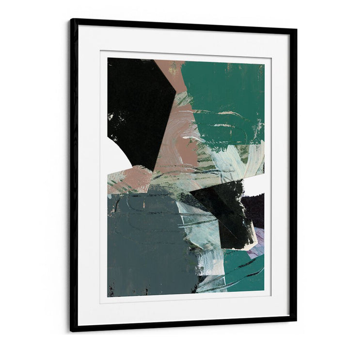 Stunning BLUE BLACK NEUTRAL III, ABSTRACT PAINTINGS showcasing rich hues for a contemporary art transformation.