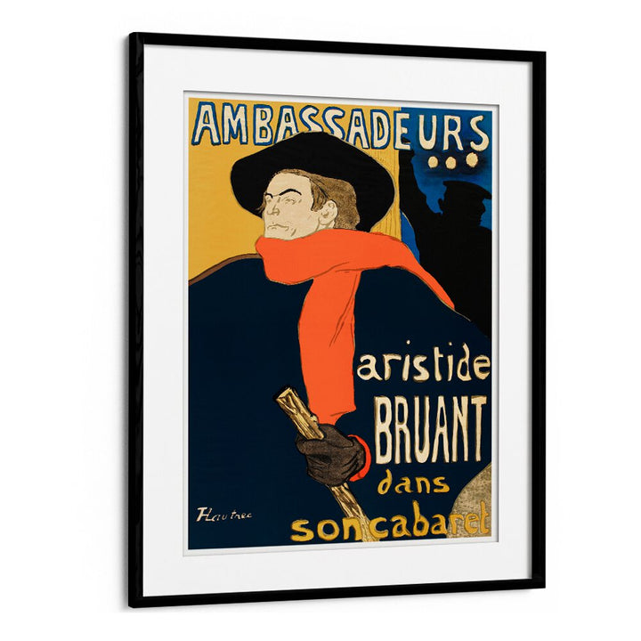 AMBASSADEURS ARISTIDE BRUANT DANS SON CABARET (1892), VINTAGE PAINTINGS