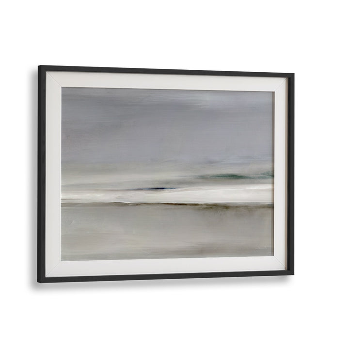 HORIZON II, ABSTRACT PAINTINGS features soothing gray tones, perfect for enhancing modern decor in any space.