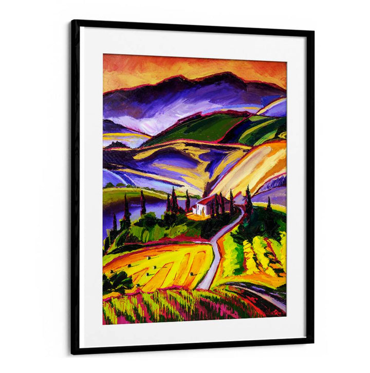 TUSCAN VINEYARD , LANDSCAPE PAINTINGS