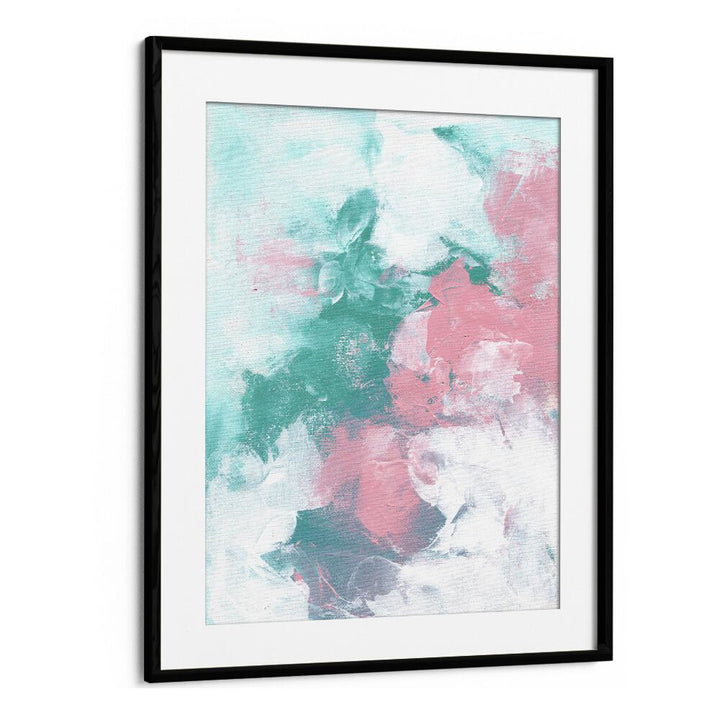 TEAL KISS BY EJAAZ HANIFF, ABSTRACT ART PRINTS