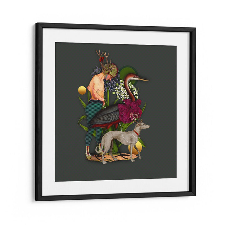 Whimsical ENCHANTED FOREST VIII, ANIMAL PAINTINGS blend vibrant colors and enchanting details for magical decor.
