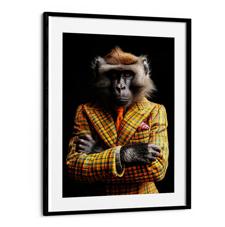 WILD SUITS - BABOON MONKEY , ANIMAL PAINTINGS