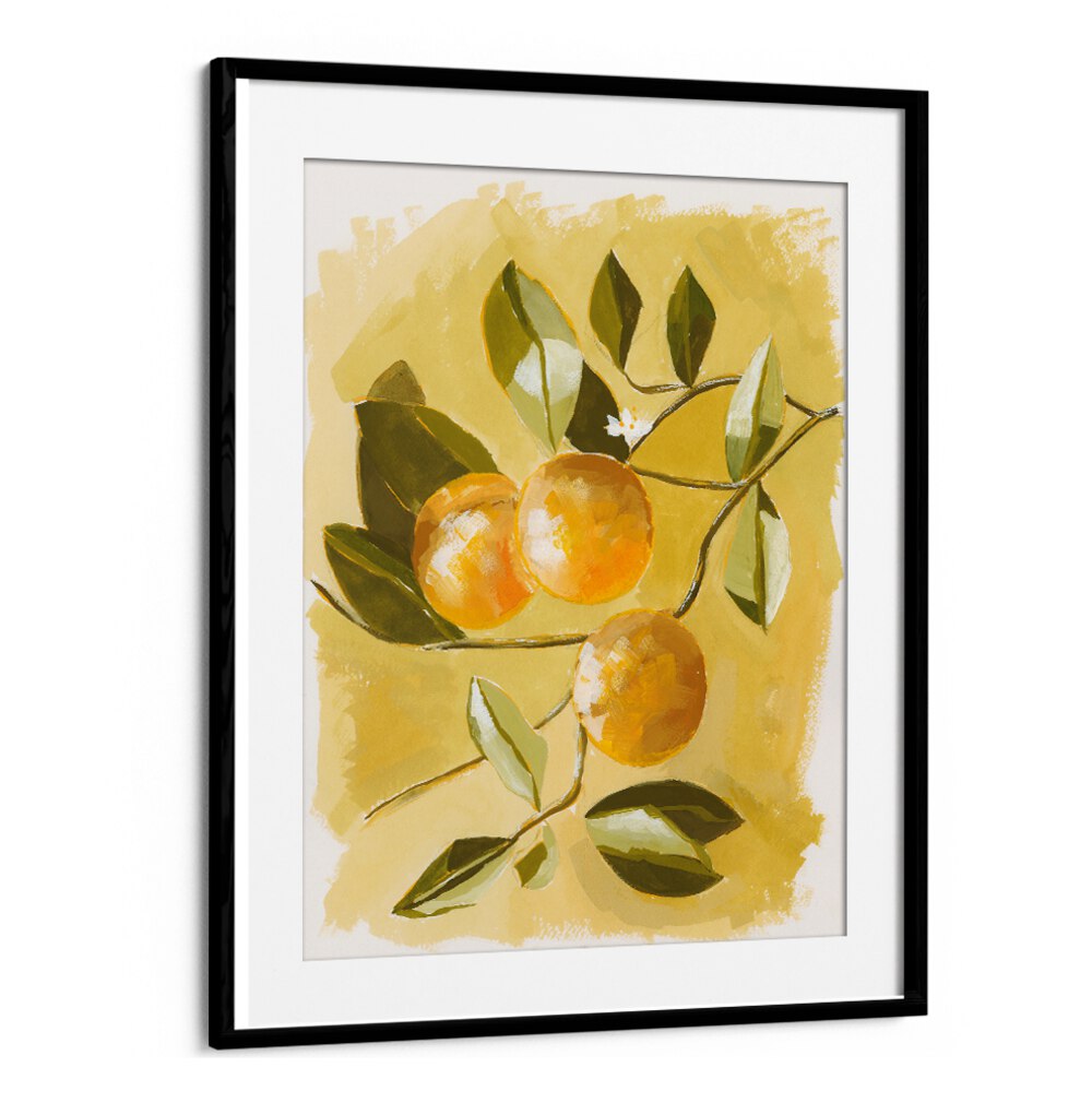 Vibrant ORANGE TREE artwork brightening your space, bringing sunny orchard vibes to your home decor.