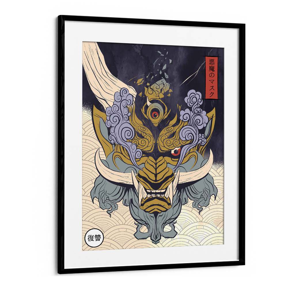 Stunning MASK OF YOKA, JAPANESE PAINTINGS, showcasing intricate design and cultural artistry for your space.