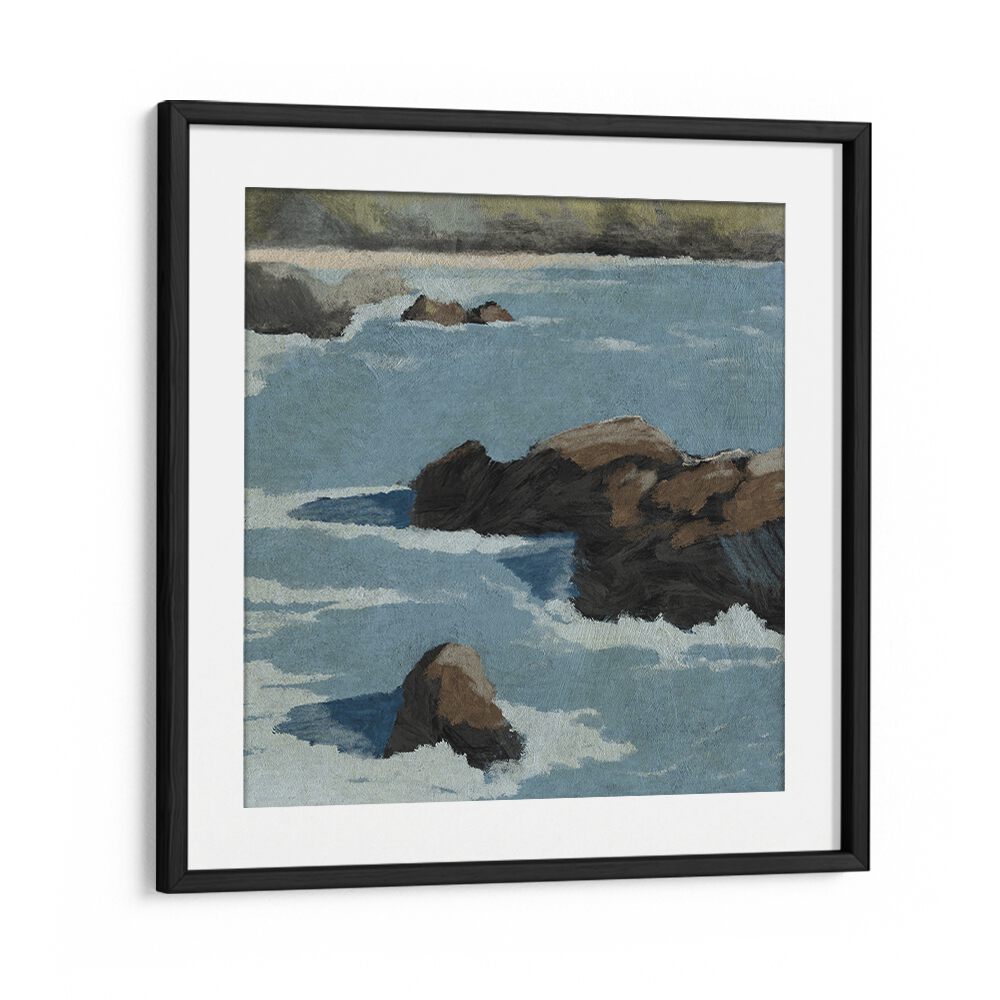 Serene CLIFF VIEW, BEACH PAINTINGS showcasing cliffs and ocean waves, perfect for transforming your home decor.
